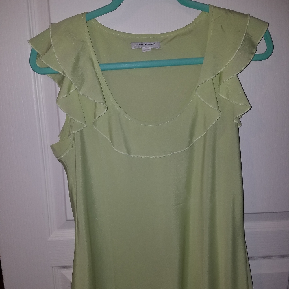 Banana Republic Green Blouse